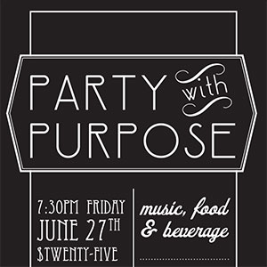 Party with a Purpose Flyer